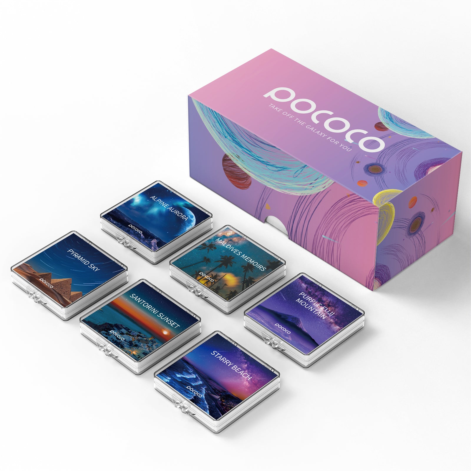 Dreamy Nature  Galaxy Projector Discs (6 Pieces)